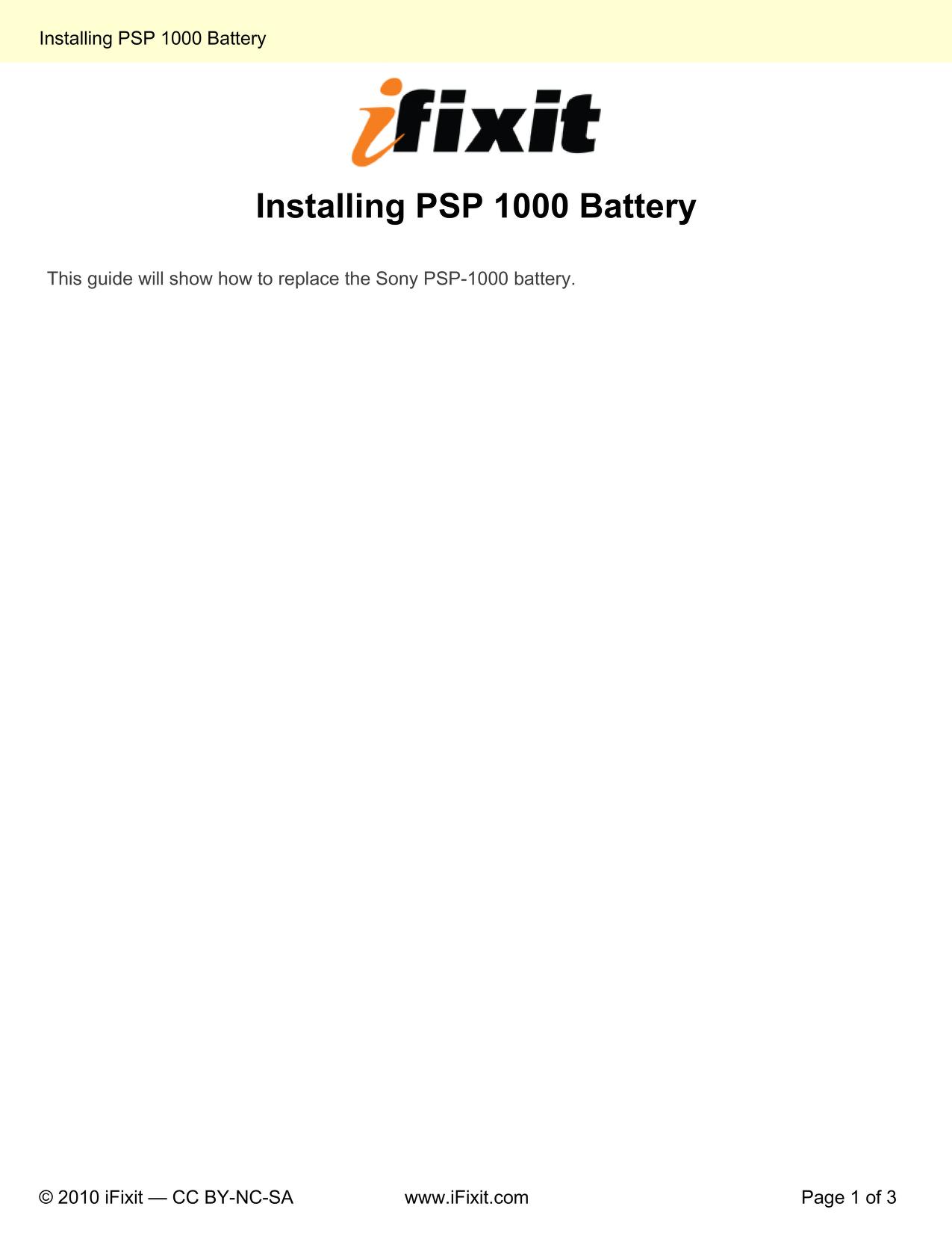 Beskrive Koge Kostumer PSP 1000 Repair Manual : Free Download, Borrow, and Streaming : Internet  Archive